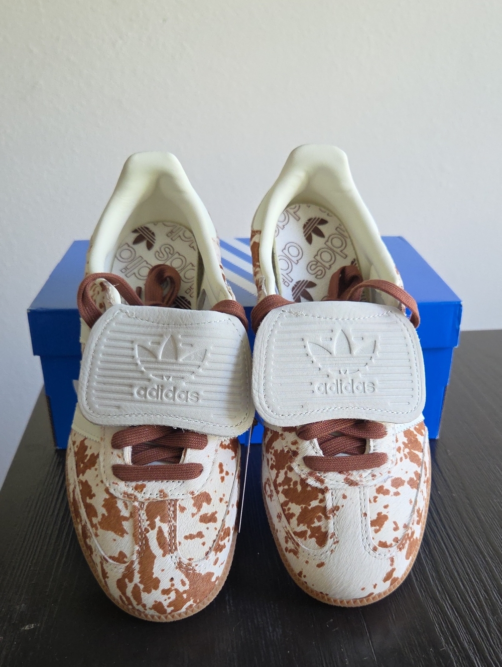 NWT Adidas Women's Samba LT 'Cow Print' Shoes JS3931 - Picture 8 of 14
